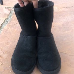 Black Ugg Boots.